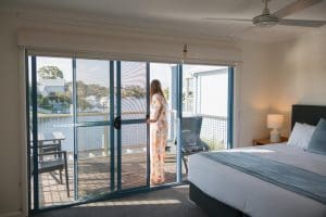 Master Bedroom- Captains Cove Waterfront Apartments