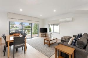 Accessible Apartment - Dining and Lounge Area