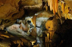 Interior view of the Buchan Caves in East Gippsland Victoria