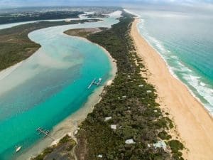 Aerial view of the Bunga Arm